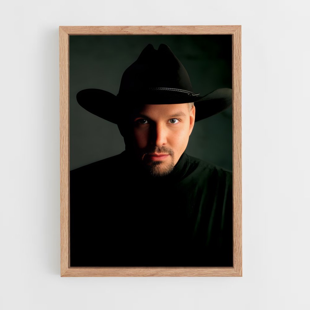 ap-garth brooks-3 cadre Bois clair
