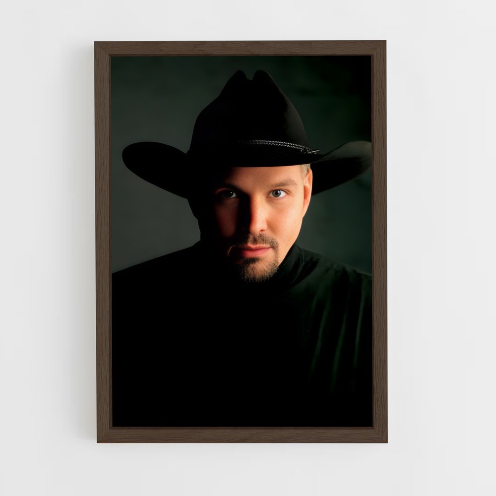 ap-garth brooks-3 cadre Bois foncé
