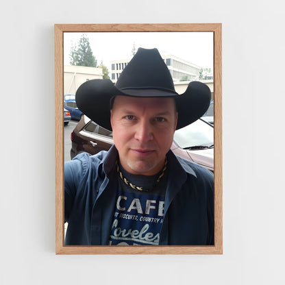 ap-garth brooks-4 cadre Bois clair