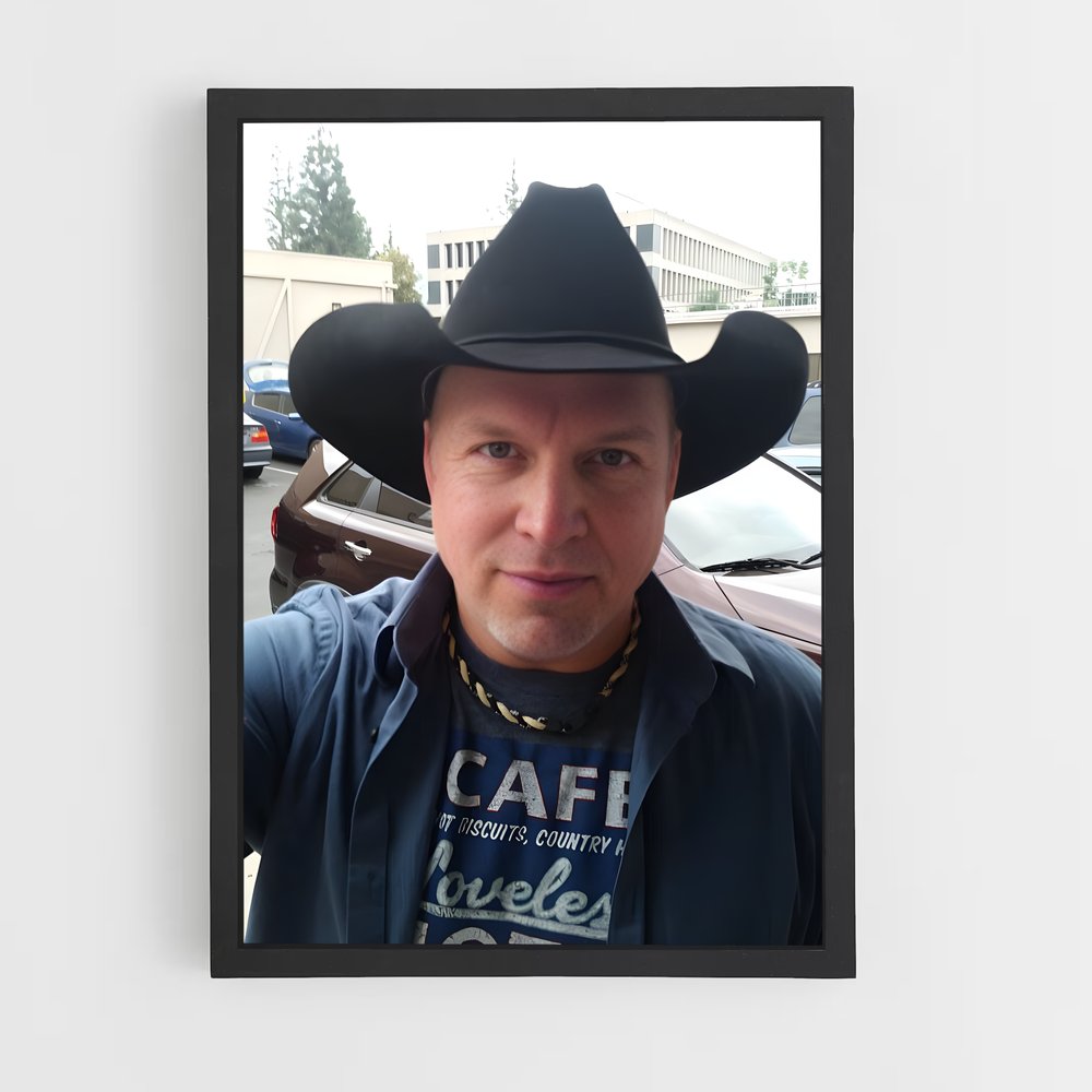 ap-garth brooks-4 cadre Noir