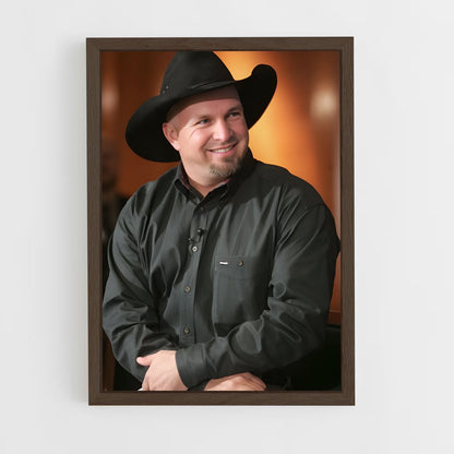 ap-garth brooks-5 cadre Bois foncé