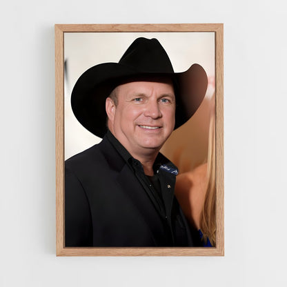 ap-garth brooks-6 cadre Bois clair