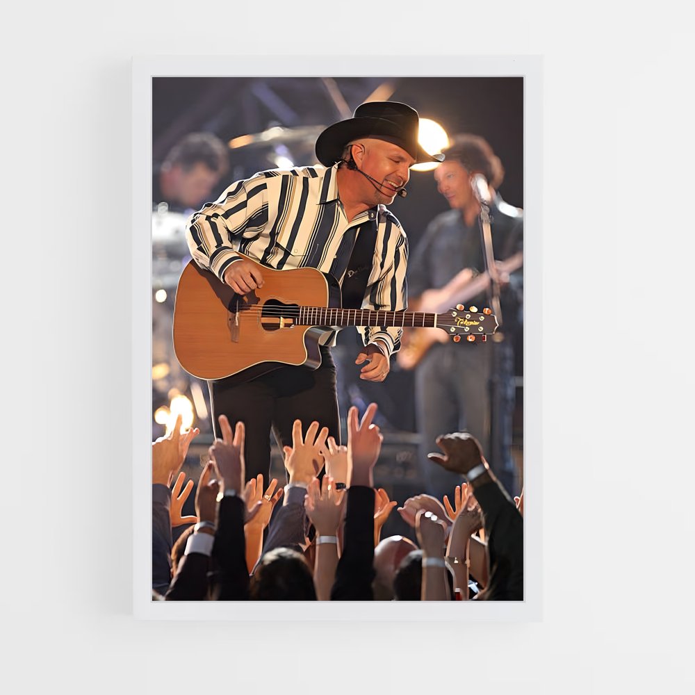 ap-garth brooks-7 cadre Blanc
