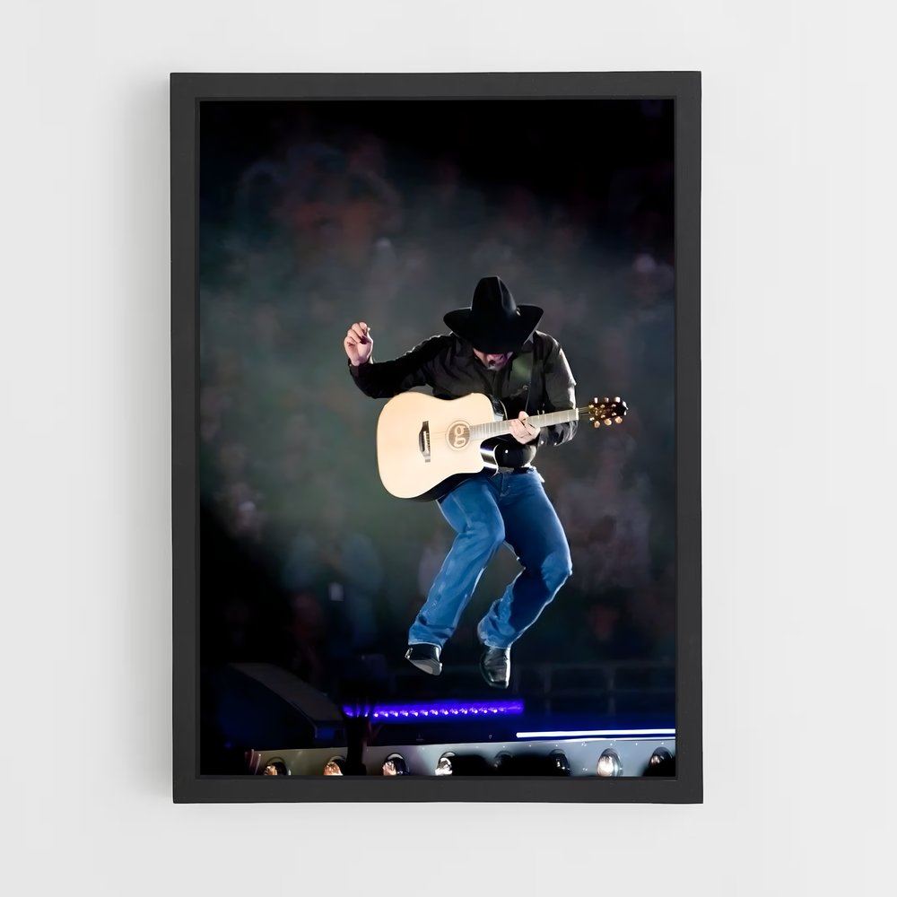 ap-garth brooks-8 cadre Noir