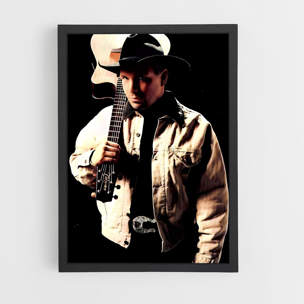 ap-garth brooks-9 cadre Noir