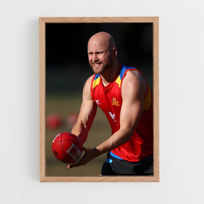 ap-gary ablett-5 cadre Bois clair