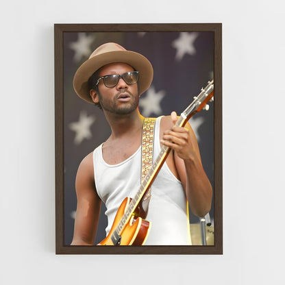 ap-gary clark jr.-10 cadre Bois foncé