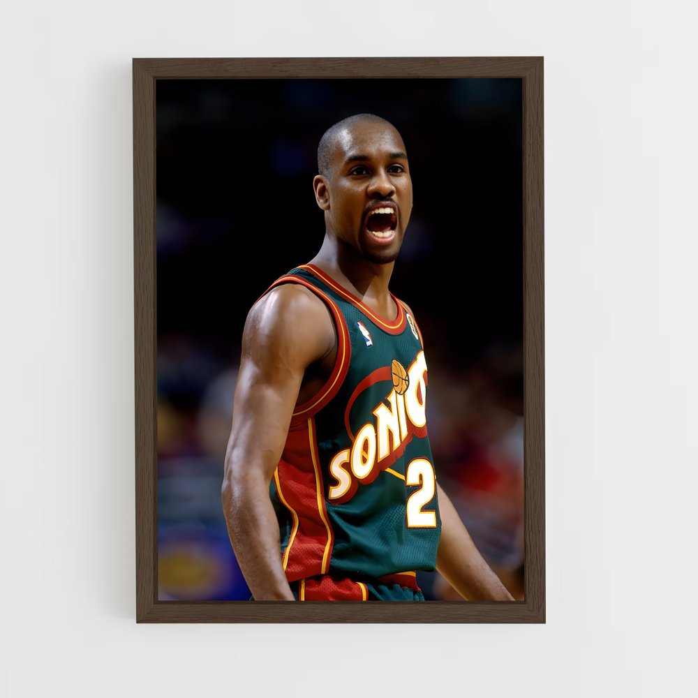 ap-gary payton-1 cadre Bois foncé