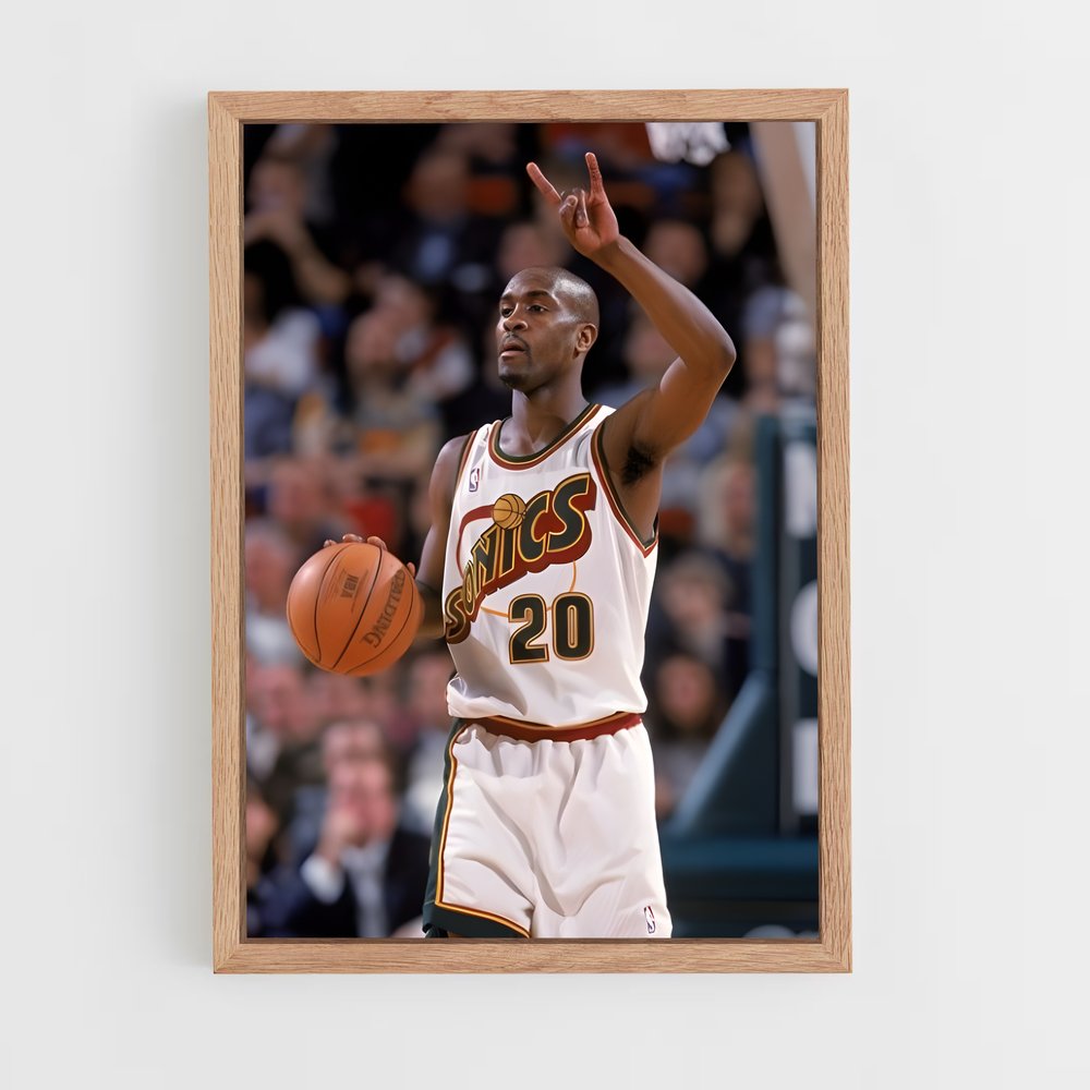 ap-gary payton-2 cadre Bois clair