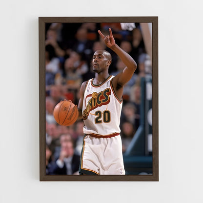 ap-gary payton-2 cadre Bois foncé