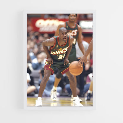 ap-gary payton-3 cadre Blanc