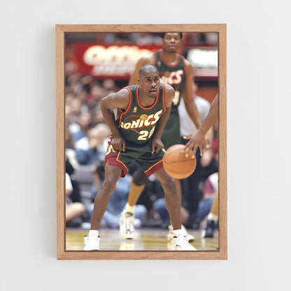 ap-gary payton-3 cadre Bois clair
