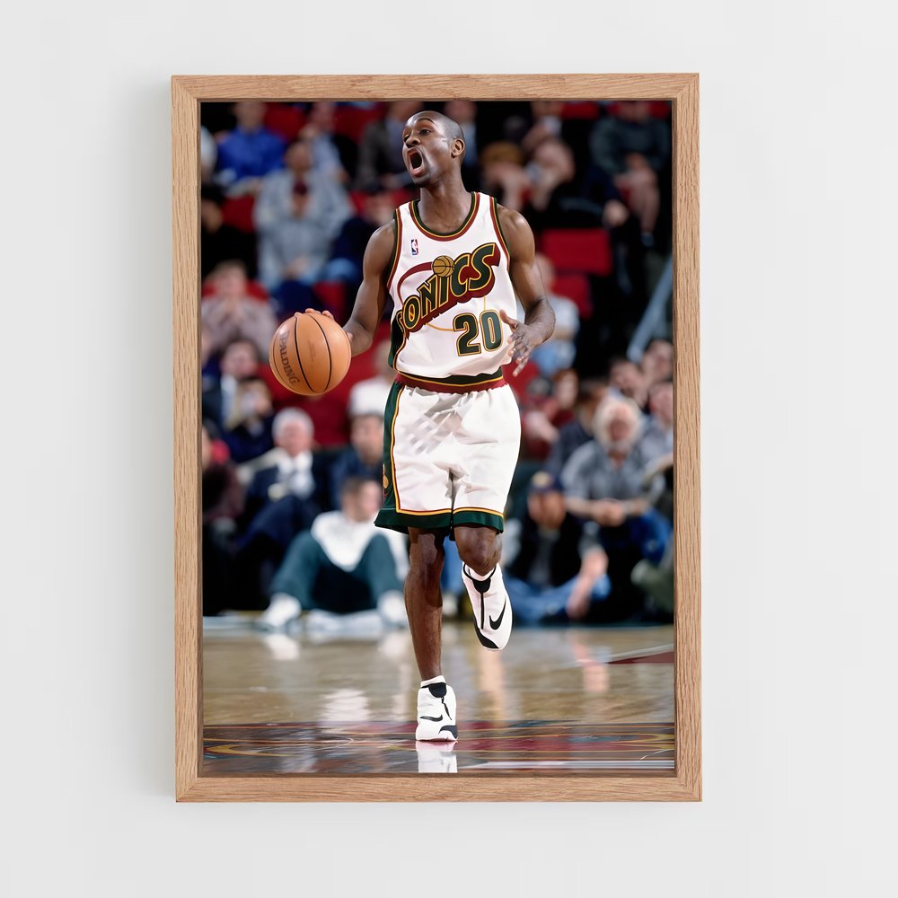 ap-gary payton-4 cadre Bois clair