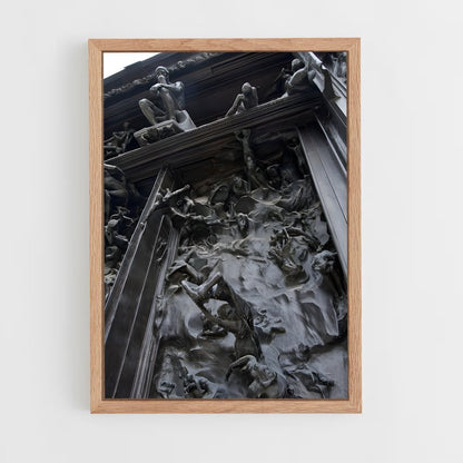 ap-gates of hell rodin-1 cadre Bois clair