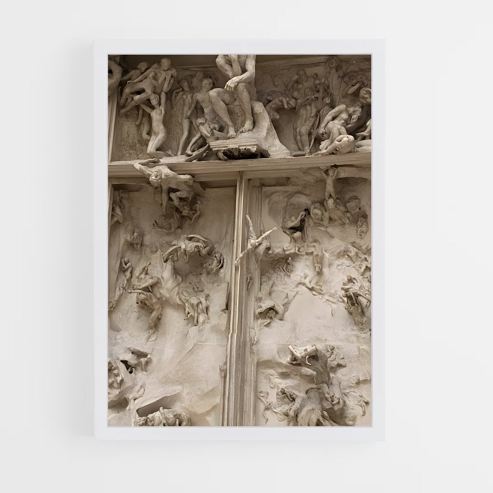 ap-gates of hell rodin-2 cadre Blanc