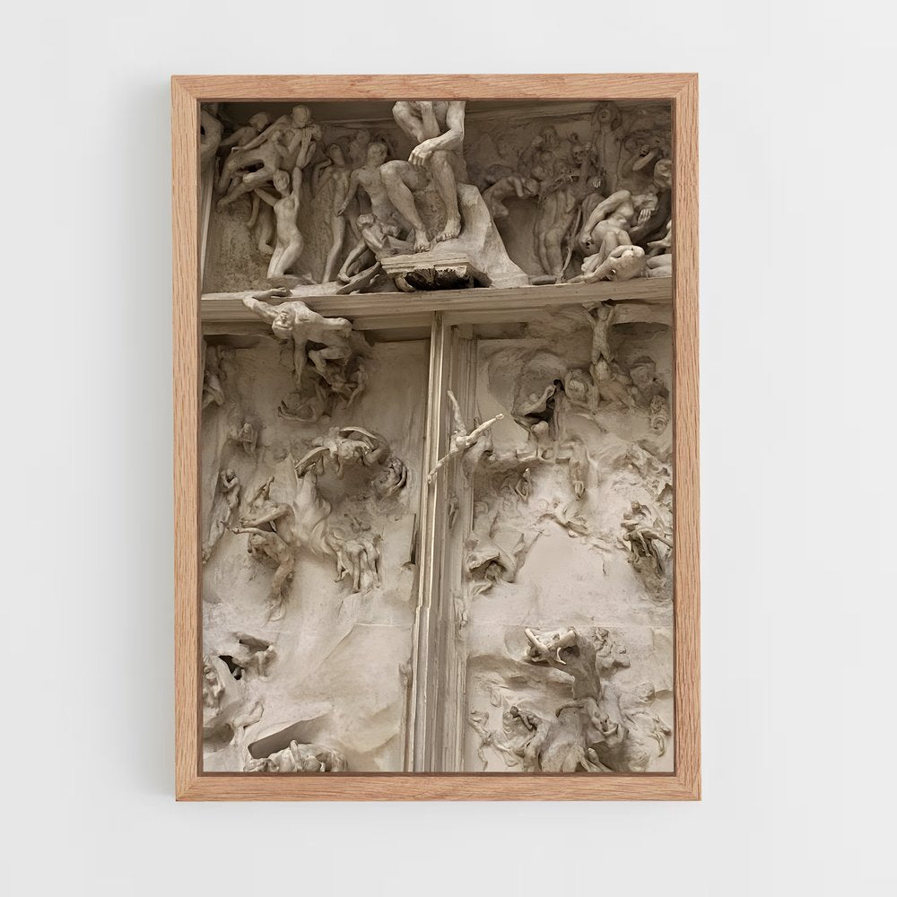 ap-gates of hell rodin-2 cadre Bois clair
