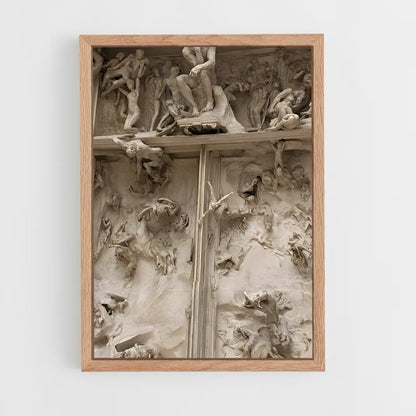 ap-gates of hell rodin-2 cadre Bois clair