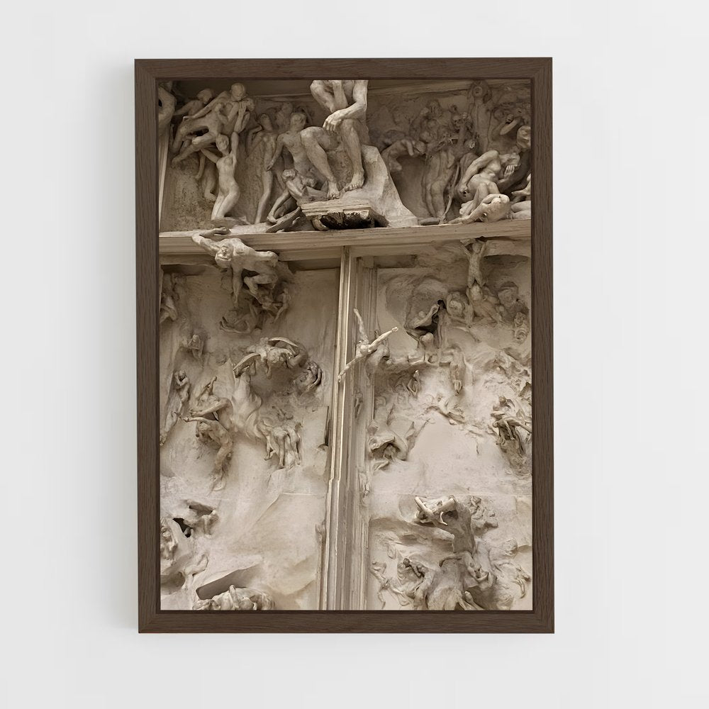 ap-gates of hell rodin-2 cadre Bois foncé