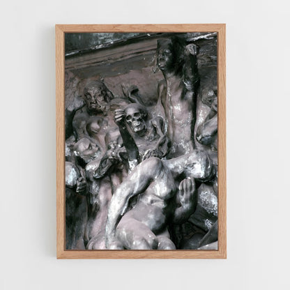ap-gates of hell rodin-3 cadre Bois clair