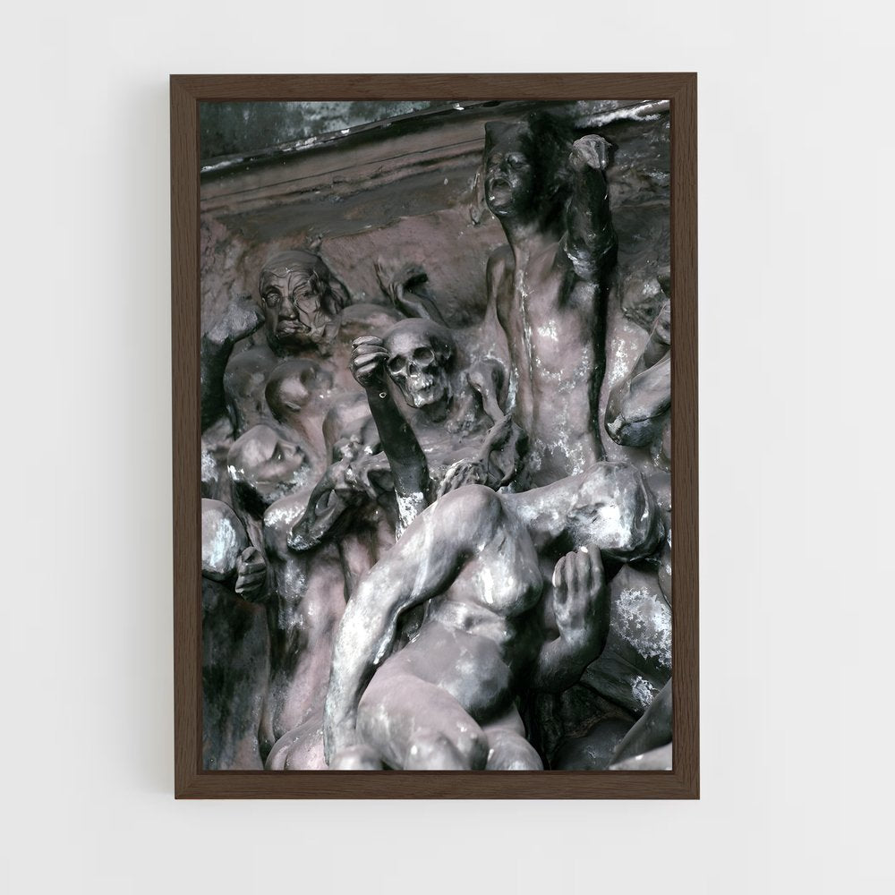 ap-gates of hell rodin-3 cadre Bois foncé