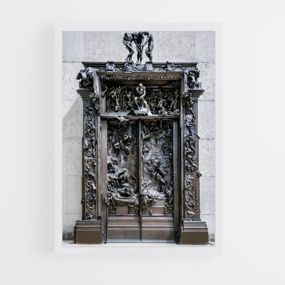ap-gates of hell rodin-4 cadre Blanc