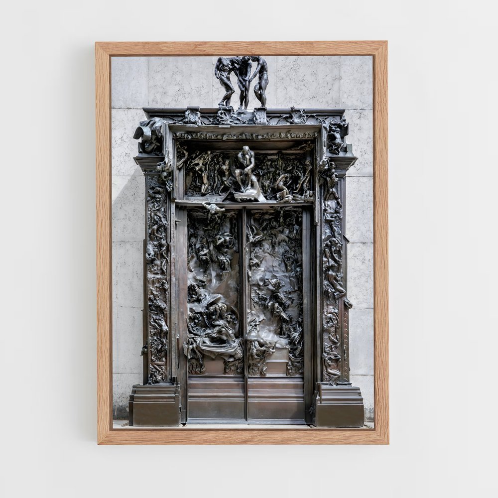 ap-gates of hell rodin-4 cadre Bois clair