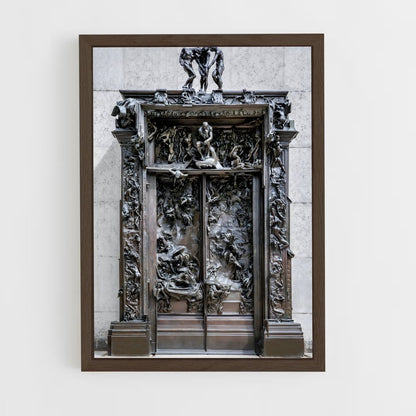 ap-gates of hell rodin-4 cadre Bois foncé