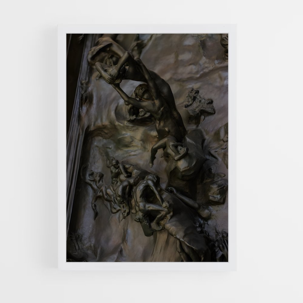 ap-gates of hell rodin-5 cadre Blanc