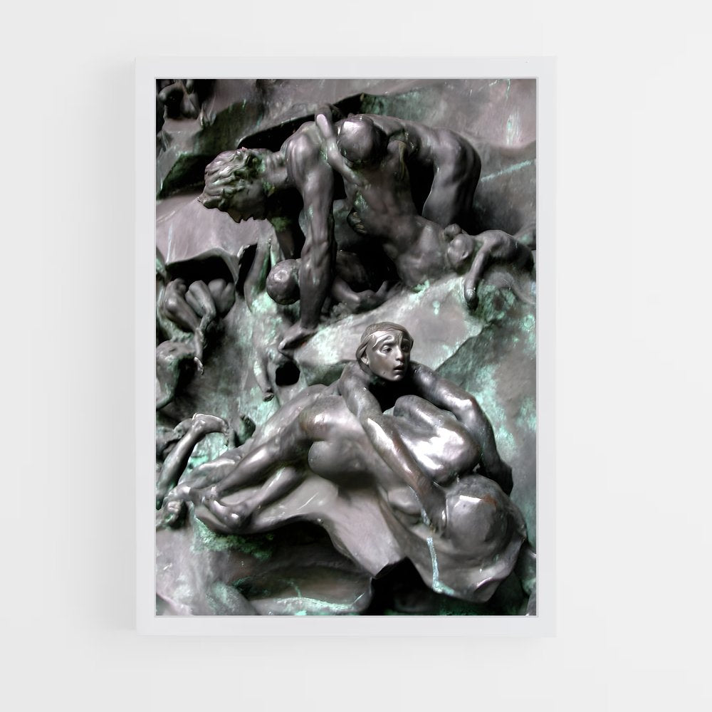 ap-gates of hell rodin-6 cadre Blanc