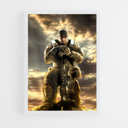 ap-gears of war-3 cadre Blanc
