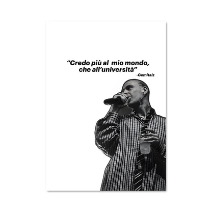 Poster Mic Check Gemitaiz