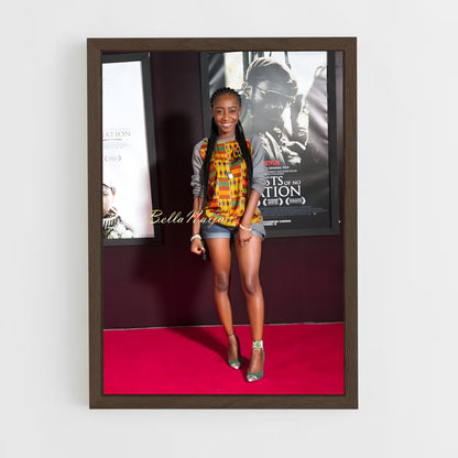 ap-genevieve nnaji-3 cadre Bois foncé