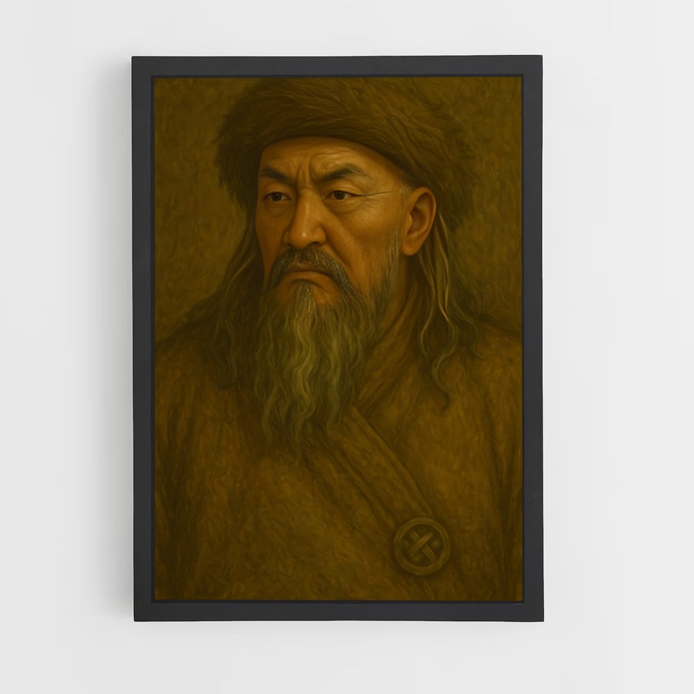 ap-genghis khan-6 cadre Noir
