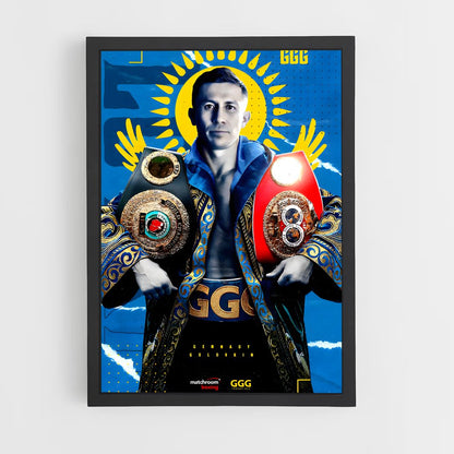 ap-gennady golovkin-12 cadre Noir
