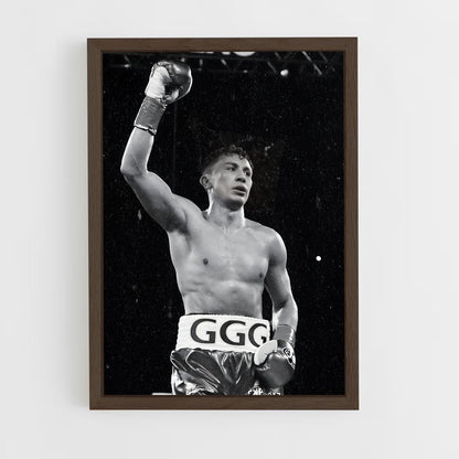 ap-gennady golovkin-3 cadre Bois foncé