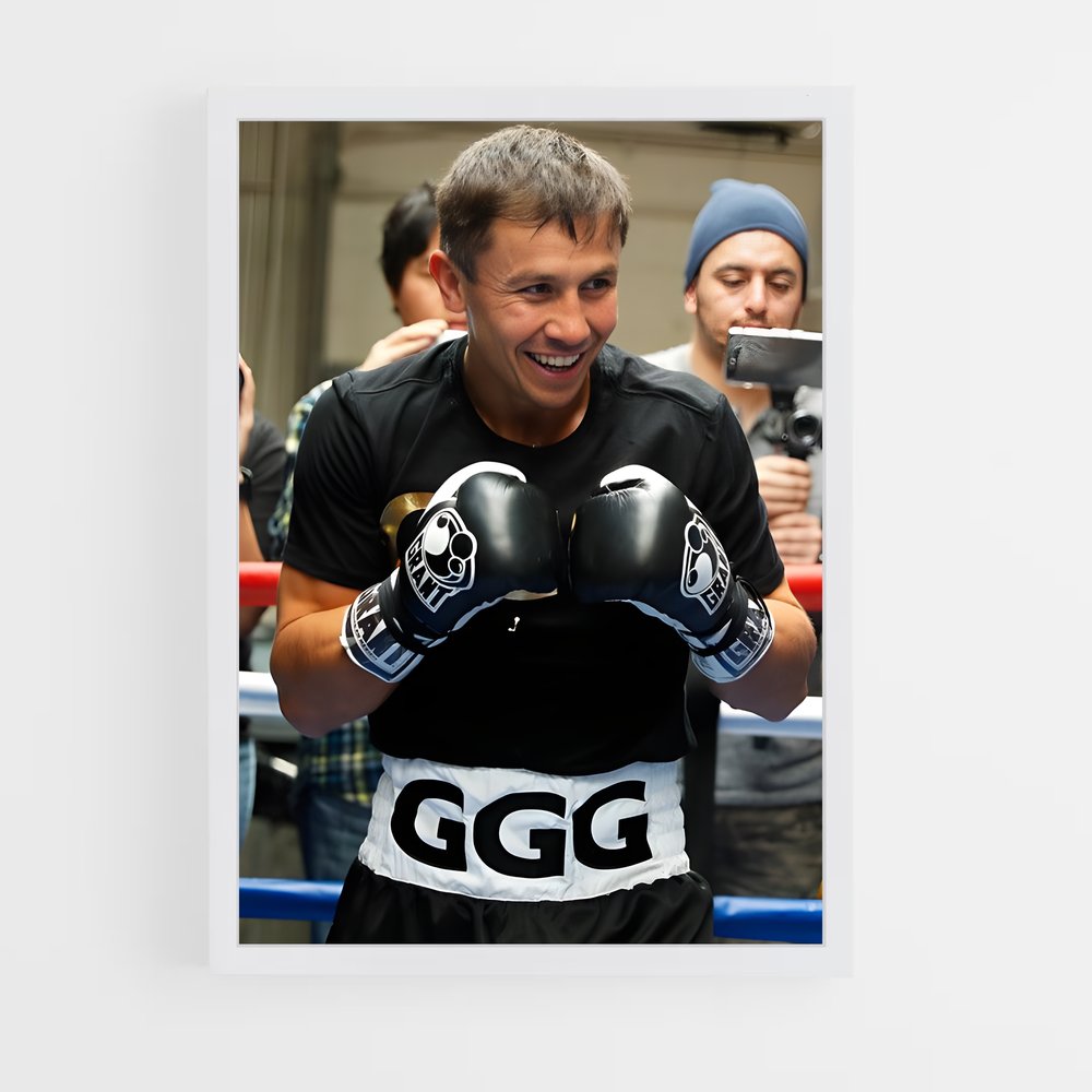 ap-gennady golovkin-6 cadre Blanc