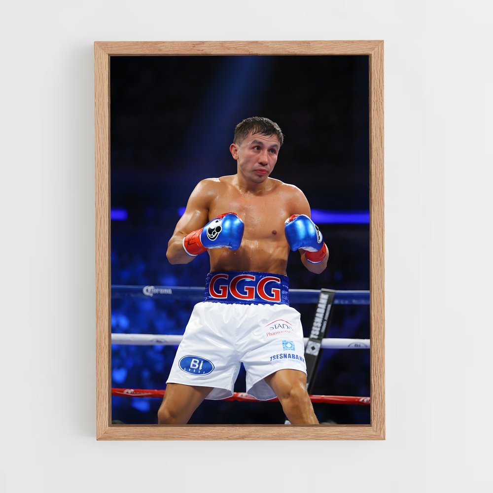 ap-gennady golovkin-9 cadre Bois clair
