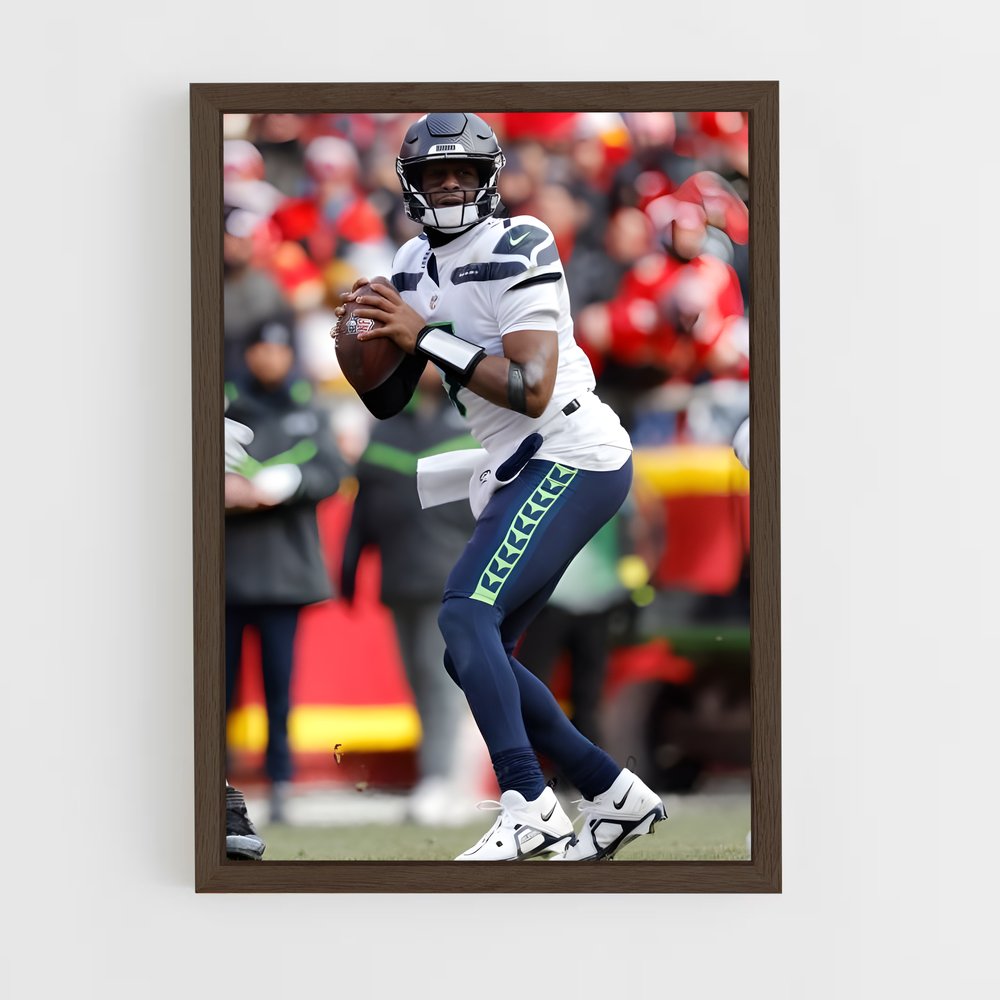 ap-geno smith-6 cadre Bois foncé