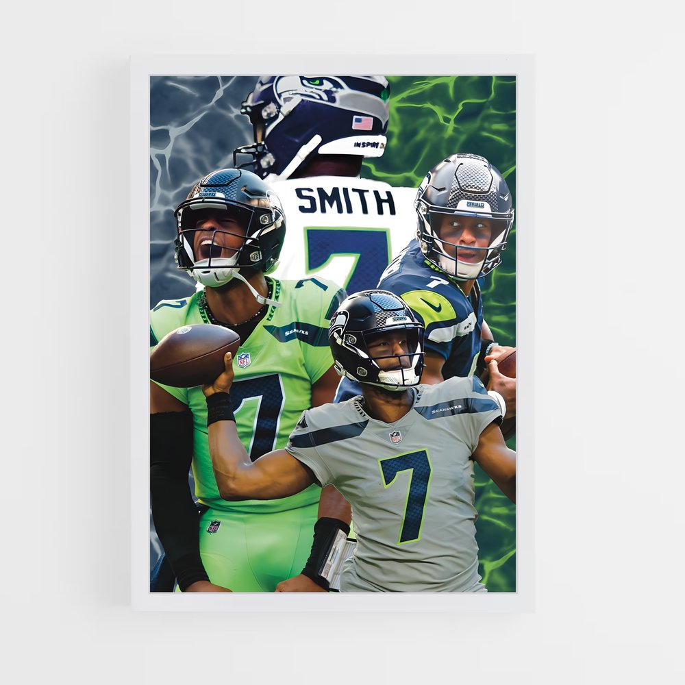 ap-geno smith-7 cadre Blanc