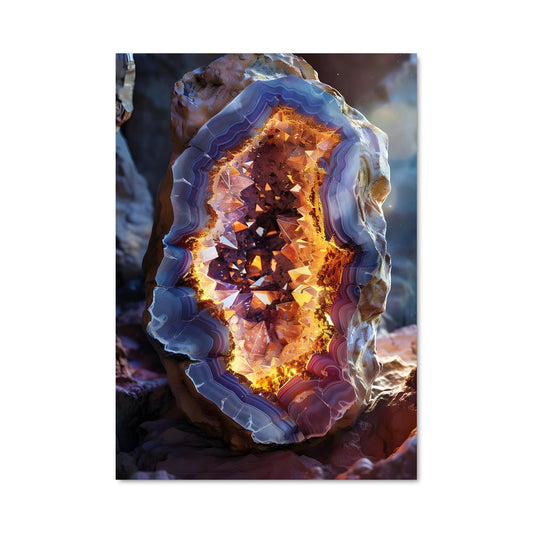 Poster Améthyste Éclatante