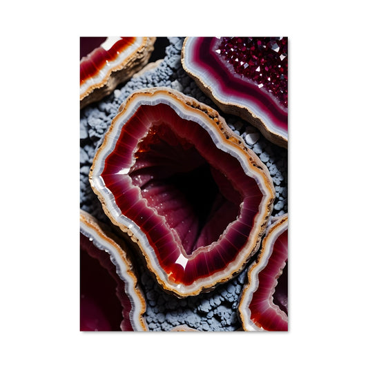 Poster Geode Éclat Mystique