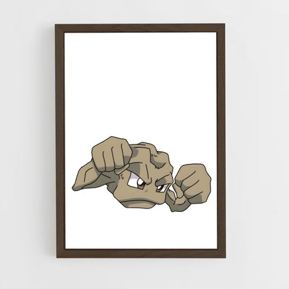 ap-geodude-3 cadre Bois foncé