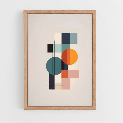 ap-geometric-4 cadre Bois clair