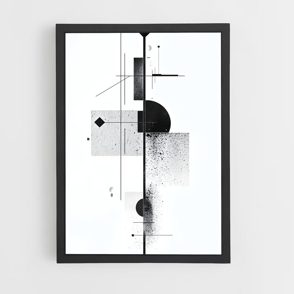 ap-geometric-6 cadre Noir