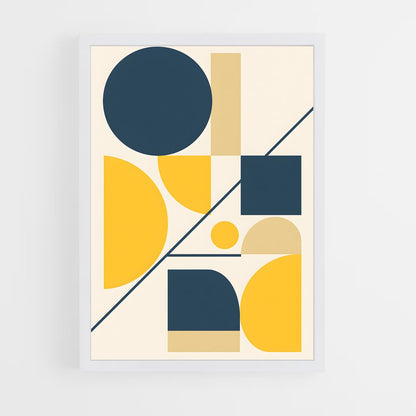ap-geometric-7 cadre Blanc