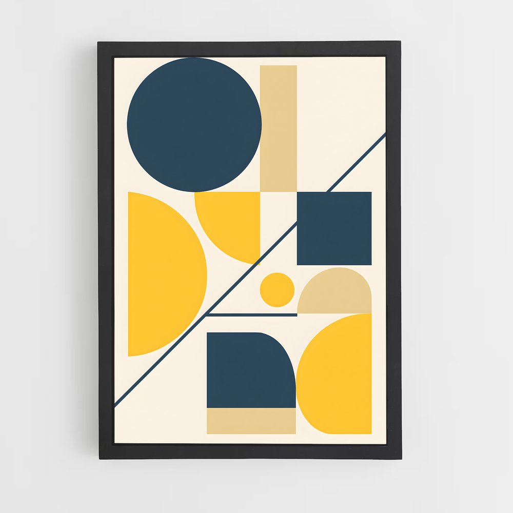 ap-geometric-7 cadre Noir