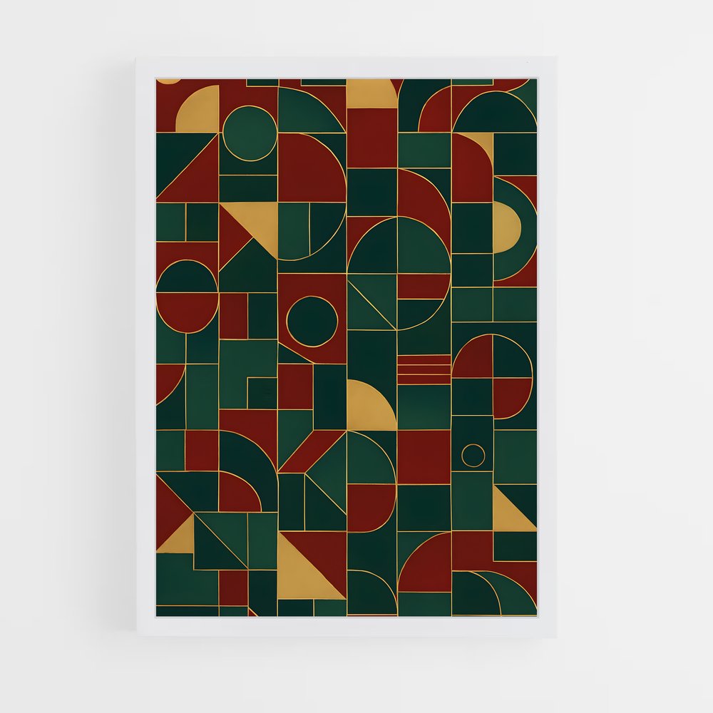 ap-geometric patterns-11 cadre Blanc
