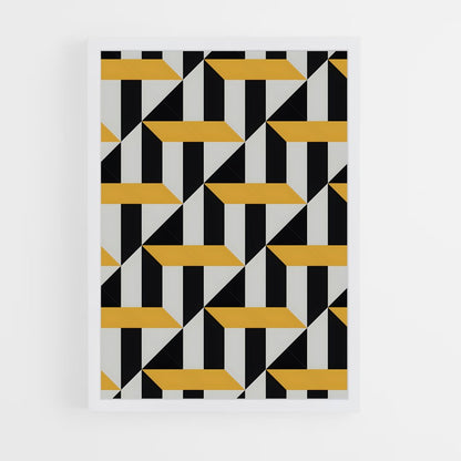 ap-geometric patterns-13 cadre Blanc
