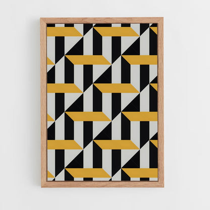 ap-geometric patterns-13 cadre Bois clair