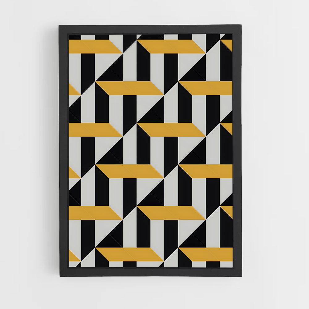 ap-geometric patterns-13 cadre Noir